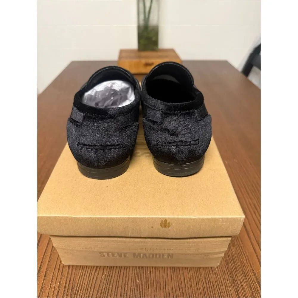 STEVE MADDEN DELRAYY BLACK “VELVET”
